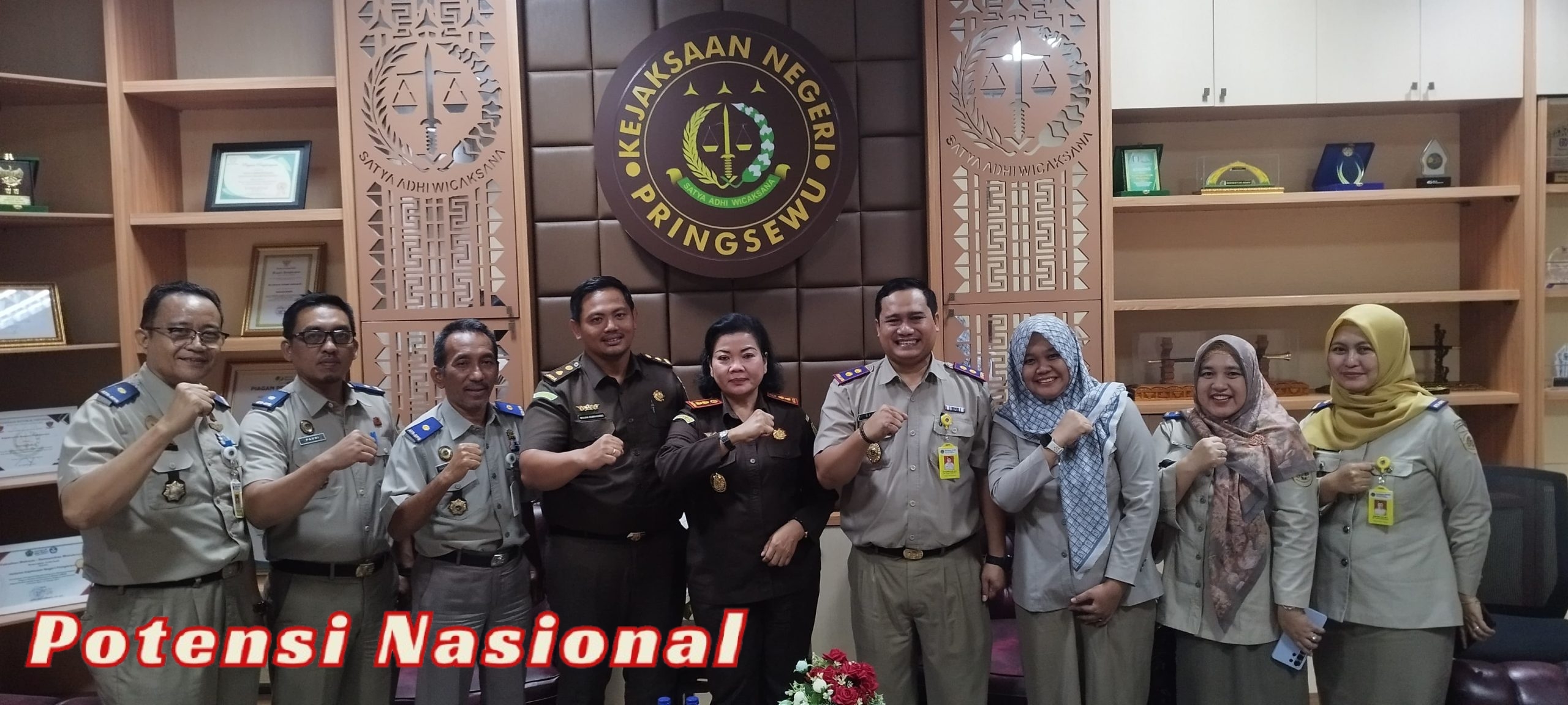 Perkuat Kolaborasi, BPN Pringsewu Jalin Silaturahmi dengan Kejari