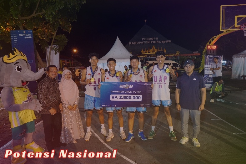 Bupati Pringsewu Tutup Road to QRIS 3X3 Siger Slam 2025
