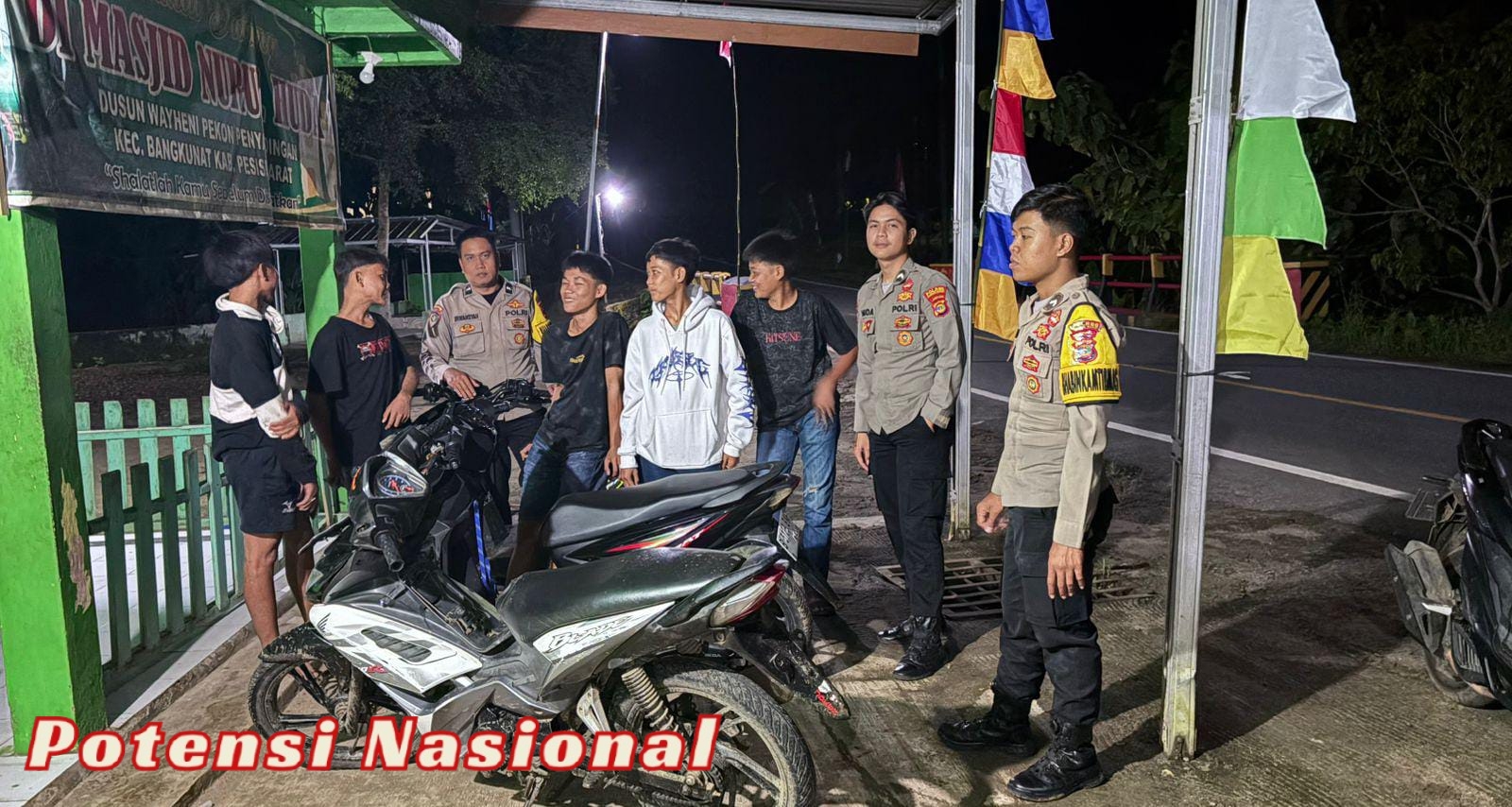 Polsubsektor Slendang Mayang Imbau Warga Jaga Kamtibmas
