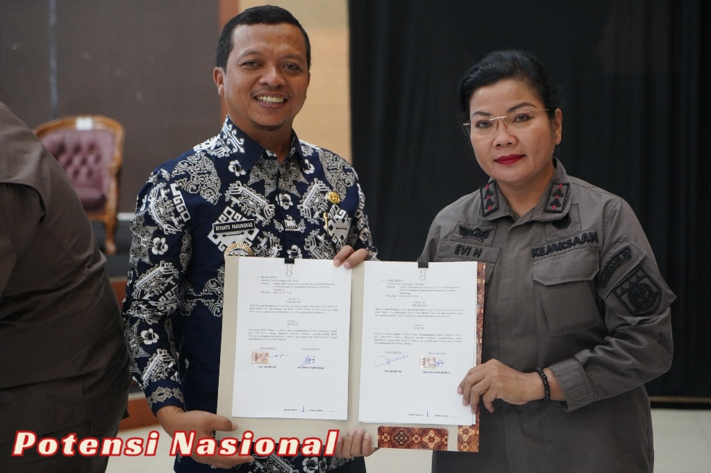 Bupati Pringsewu & Kajari Tandatangani Perjanjian Kerjasama
