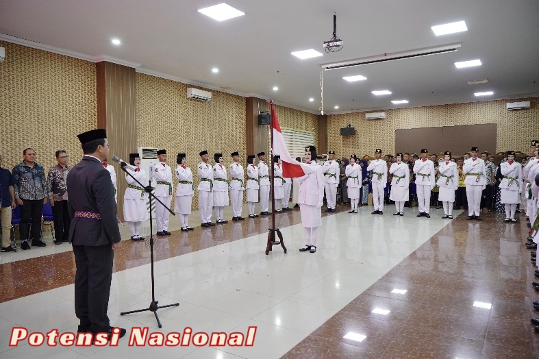 Paskibraka Kabupaten Pringsewu 2025 Dikukuhkan