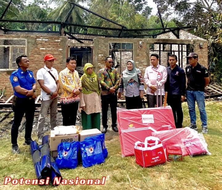 Pasca Kebakaran Di Pringsewu Lampung, Pemda Setempat Bergerak Cepat Beri Bantuan