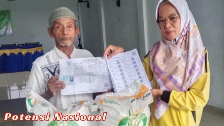 Pemerintah Pekonmon Salurkan Bantuan Beras untuk 262 KPM Tahun Anggaran 2025