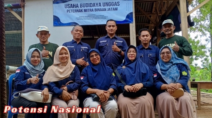 SMK N 1 Negerikaton Perkuat Pendidikan Vokasi Lewat Praktik Peternakan Unggas di JATAM Pringsewu