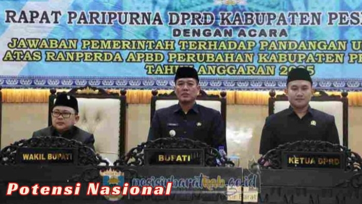 Bupati–Wakil Bupati Pesibar Sampaikan Jawaban atas Pandangan Fraksi DPRD Terkait APBD Perubahan 2025