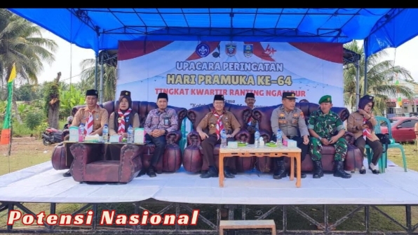 Hari Pramuka ke-64, Kapolsek Bengkunat Ajak Generasi Muda Jadi Penerus Bangsa