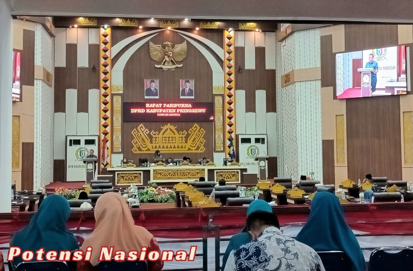 Perubahan APBD 2025, Bupati Pringsewu Jawab Pemandangan Umum Fraksi-fraksi DPRD