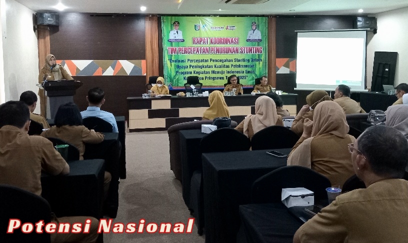 Tim Percepatan Penurunan Stunting Kabupaten Pringsewu Gelar Rapat Koordinasi