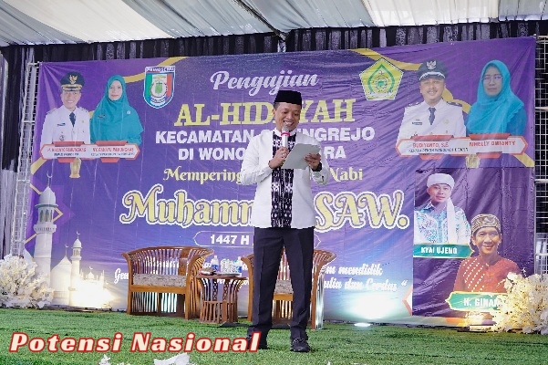 Bupati Pringsewu Hadiri Peringatan Maulid Nabi Sekaligus Resmikan Masjid