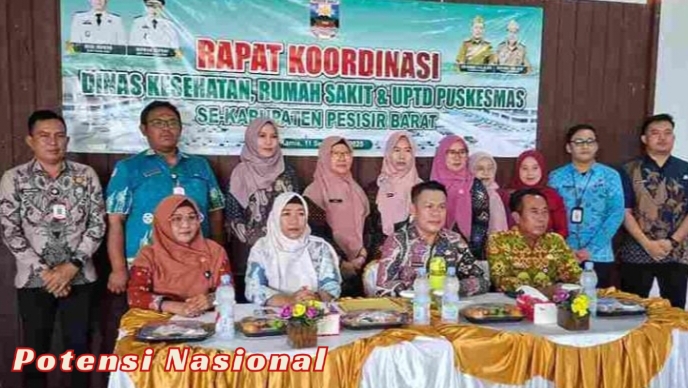 Pemkab Pesibar Gelar Rakor Kesehatan, Perkuat Layanan Publik