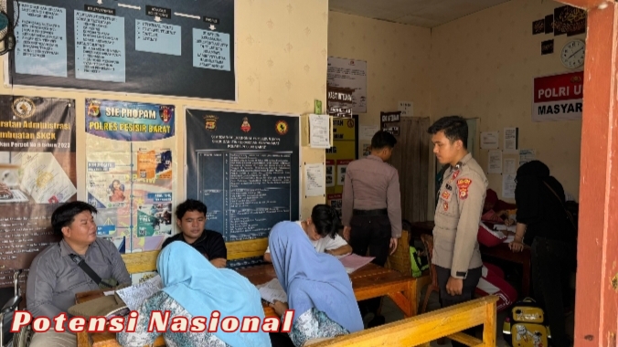 Lonjakan Pemohon SKCK, Polres Pesisir Barat Tegaskan Komitmen Layanan Prima