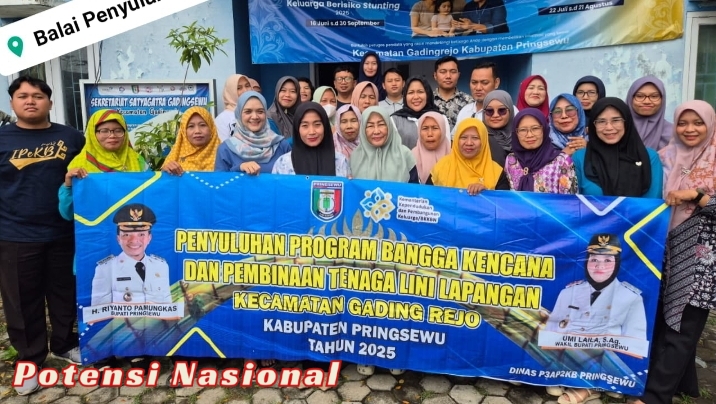 Pembinaan Tenaga Lini Lapangan, Dorong Optimalisasi Program Bangga Kencana di Kecamatan Gadingrejo