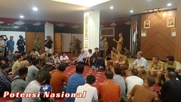 Gabungan Ormas Audiensi dengan Sekda Lampung, Desak Restorative Justice dan Tolak Pembungkaman Suara Kritis