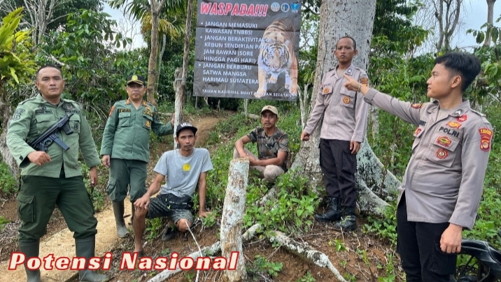 Respon Cepat Polsek Pesisir Utara Tindaklanjuti Laporan Warga soal Dugaan Kemunculan Harimau