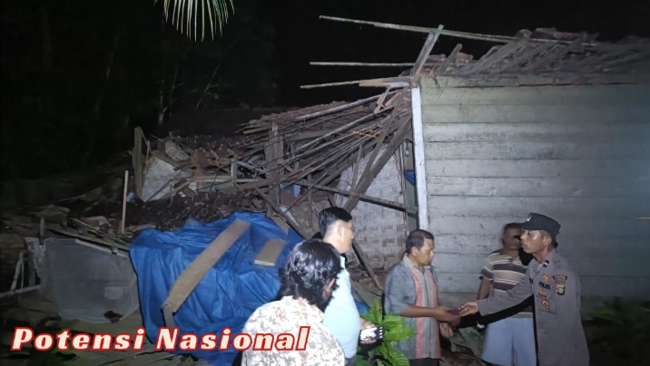 Gempa Magnitudo 4,6 Guncang Tanggamus, 9 Rumah Warga Rusak