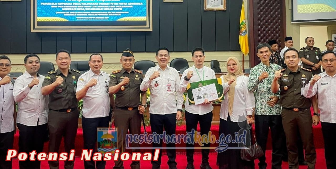 Sekda Tedi Zadmiko Hadiri KDKMP dan Penyerahan Bantuan CSR di Lampung