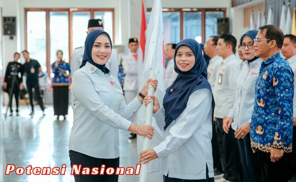 Rahayu Sri Astutik Riyanto Pamungkas Dilantik Jadi Ketua PMI Kabupaten Pringsewu