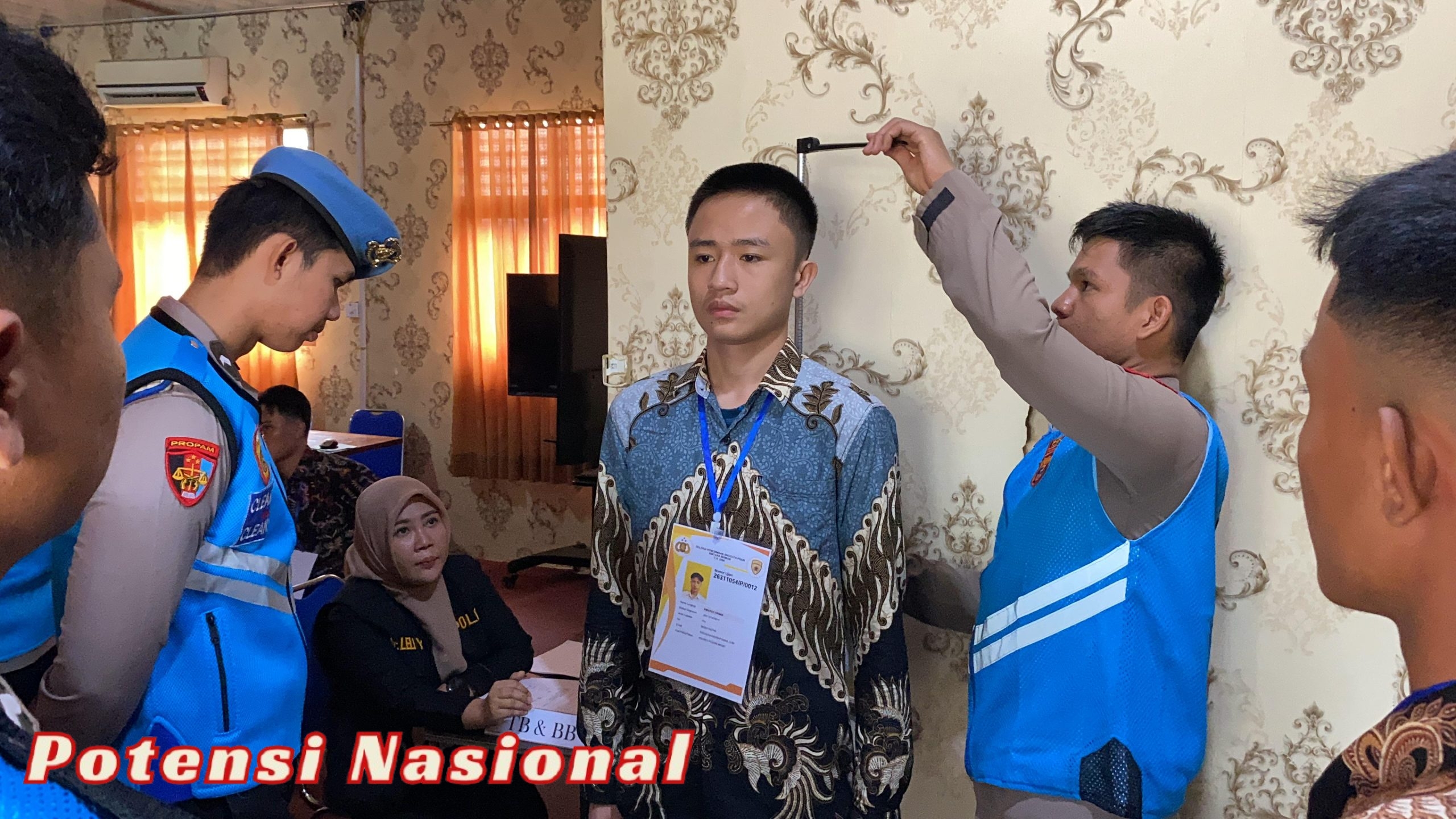 Puluhan Calon Peserta Jalani Rikmin Awal Penerimaan Bintara Brimob 2026 di Polres Pesisir Barat