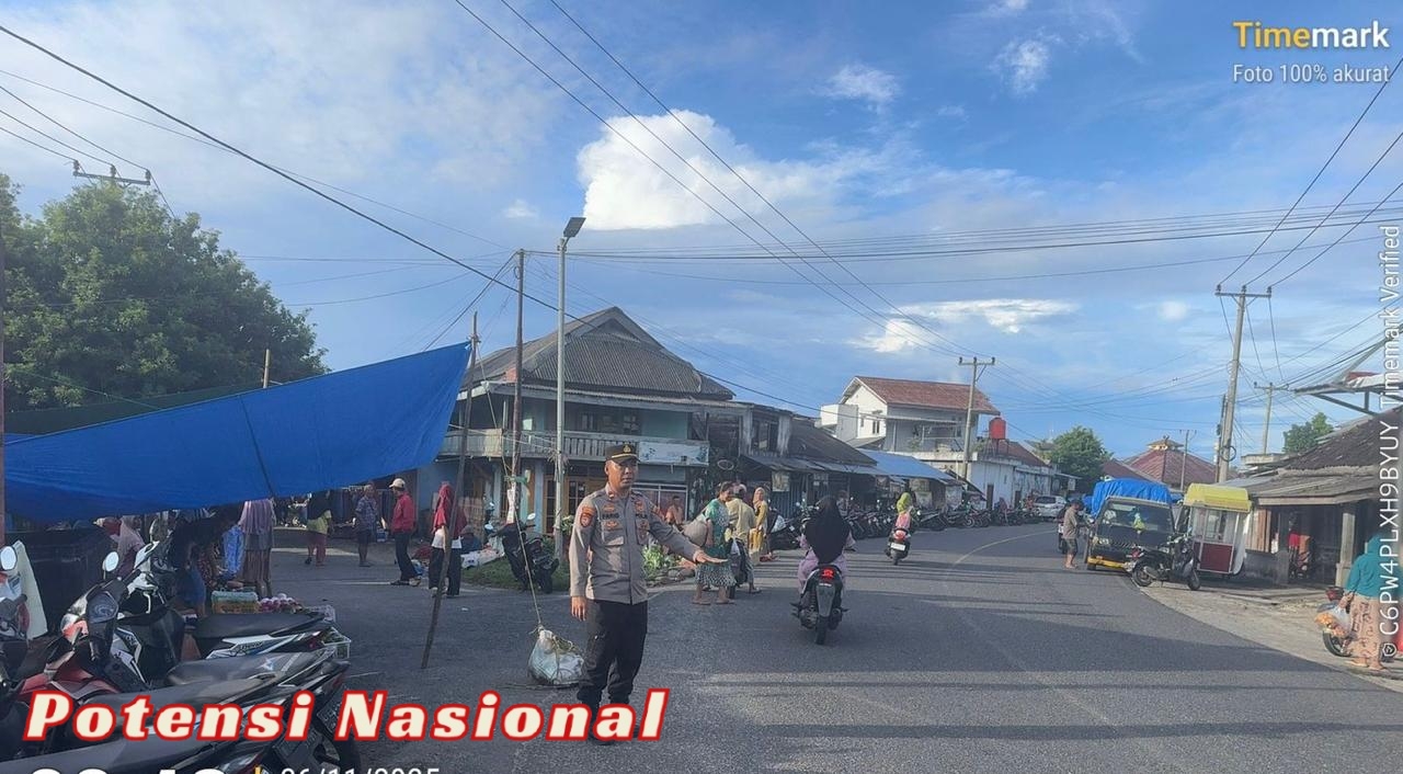 Polsek Pesisir Selatan Gelar Pam Rawan Pagi, Cegah Pelanggaran dan Kemacetan