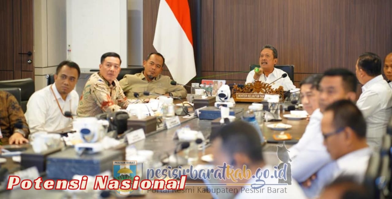 Men-KP Instruksikan Pemkab Pesisir Barat Usulkan Pembangunan Kampung Nelayan dan Kampung Budidaya Merah Putih