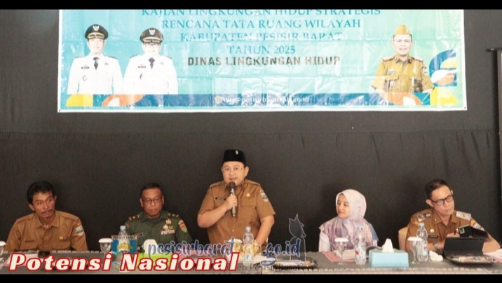 Wabup Irawan Topani Buka Forum Konsultasi Publik II KLHS Penyusunan RTRW Pesisir Barat