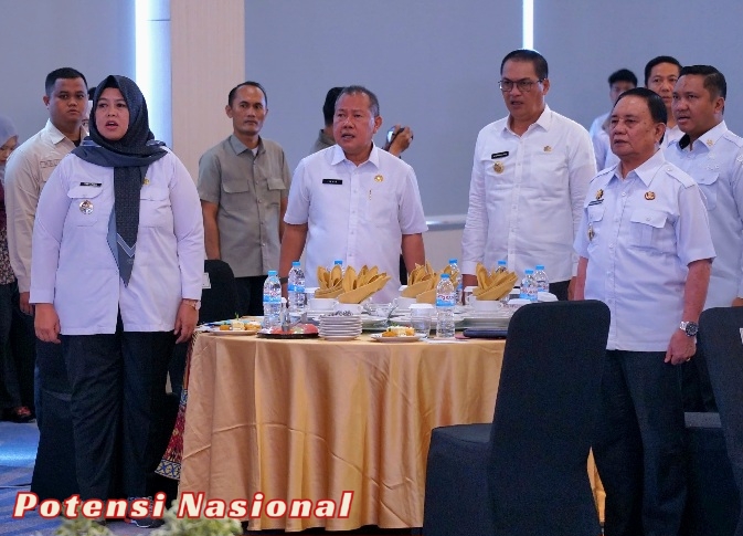 Wabup Pringsewu Hadiri High Level Meeting TPID Provinsi Lampung Jelang Nataru