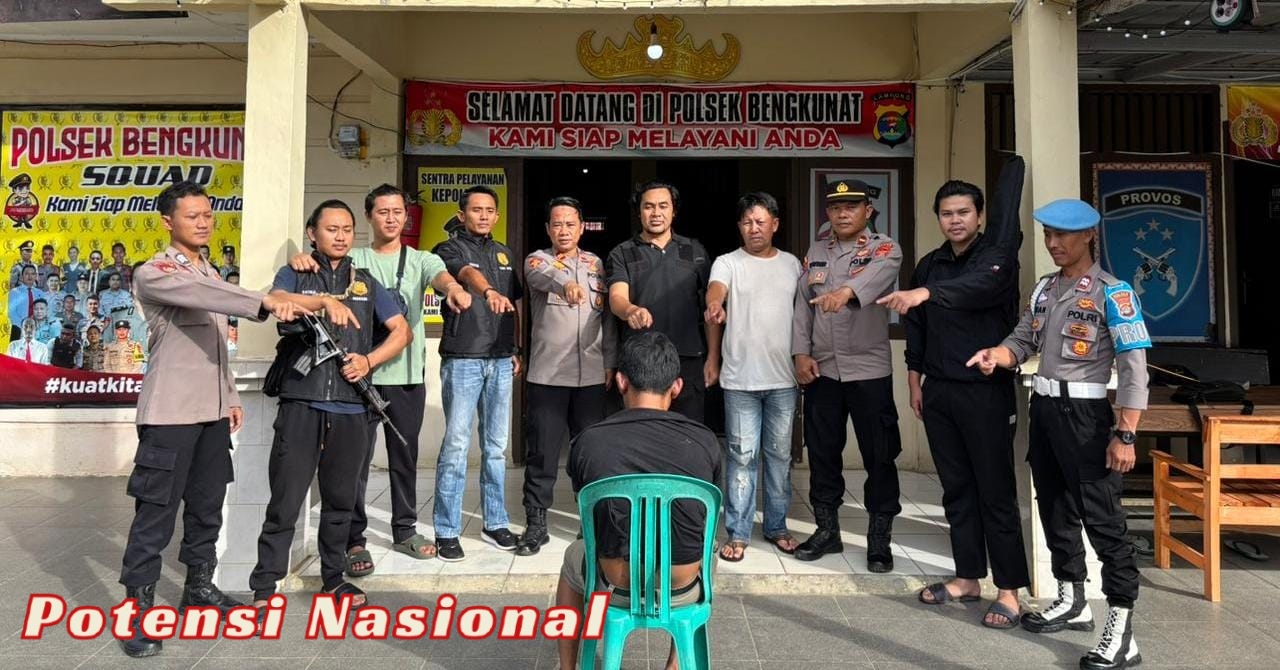 Dua Pria Diamankan Polsek Bengkunat Saat Bawa Sabu dan Ganja di Pesisir Barat
