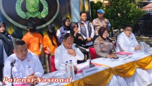 Ditreskrimsus Polda Lampung Tangkap Dua Wanita Promotor Judi Online, Satunya Warga Pringsewu