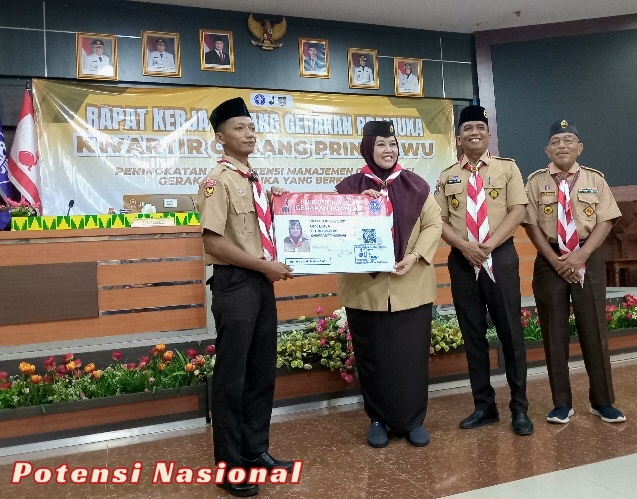 Wakil Bupati Pringsewu Buka Rakercab XI Gerakan Pramuka