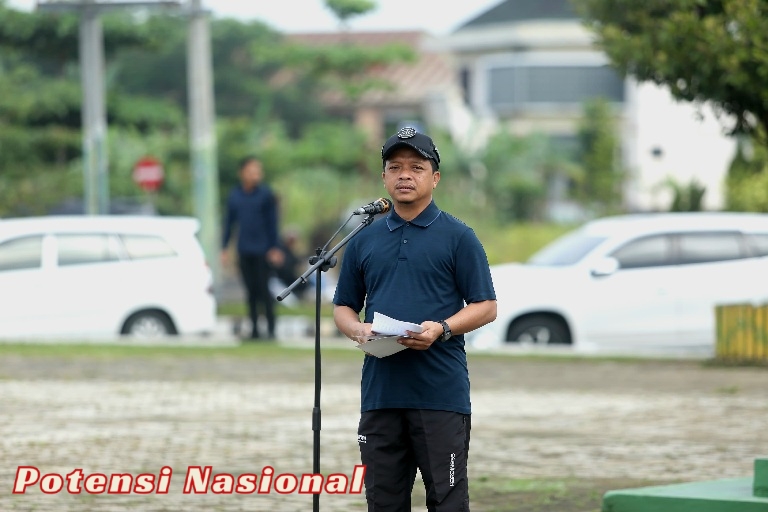Pimpin Apel Pagi, Bupati Ingatkan Disiplin Pegawai & Ajak Wujudkan Pringsewu Makmur