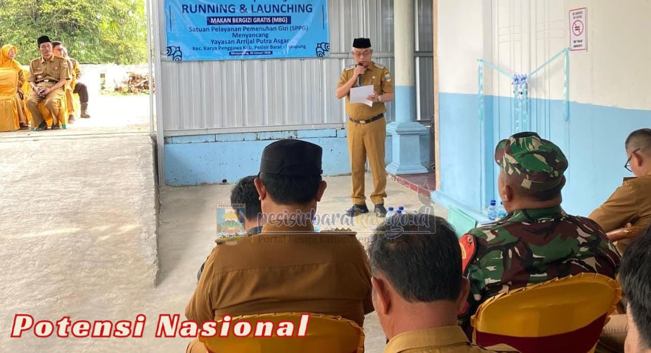 Launching Makan Bergizi Gratis (MBG) Kecamatan KARYA Penggawa