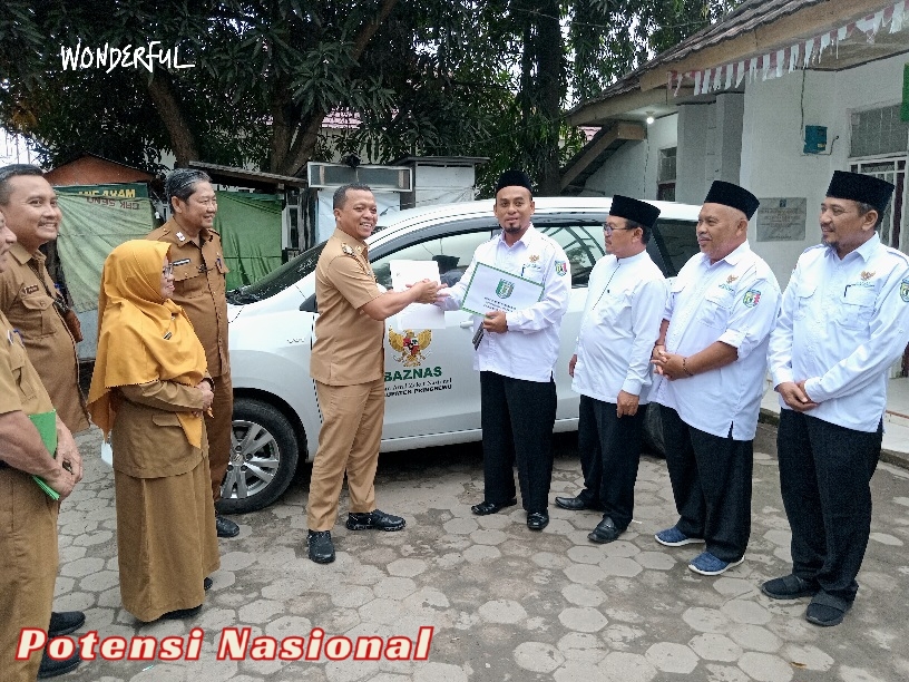 Bupati Pringsewu Serahkan Kendaraan Operasional BAZNAS