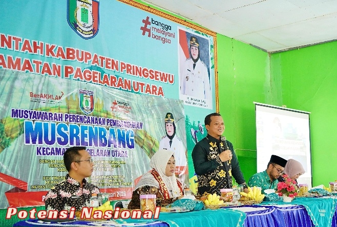Bupati Pringsewu Buka Musrenbang Kecamatan Pagelaran Utara