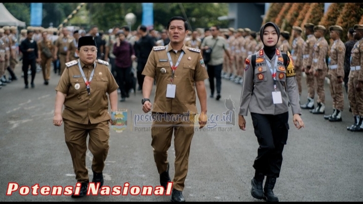 Bupati Dan Wakil Bupati Pesisir Barat Hadiri Rakornas Pemerintah Pusat Dan Daerah Tahun 2026