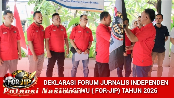 Deklarasi FOR-JIP Pringsewu: Sekaligus Santunan anak Yatim, Komitmen Insan Pers Bersinergi Membangun Daerah