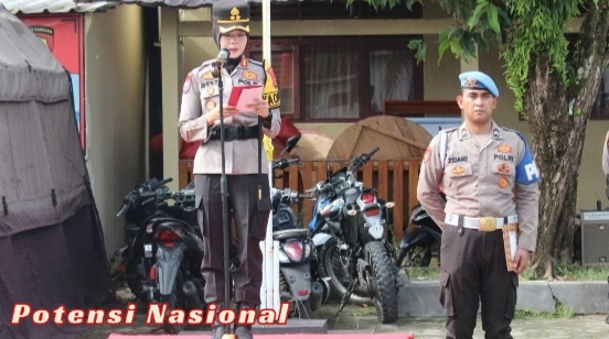 Polres Pesisir Barat Gelar Apel Siaga Kamtibmas Ramadan 2026, Tingkatkan Patroli dan Pengamanan