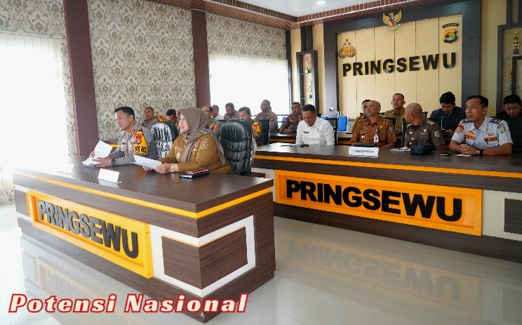 Wabup Pringsewu Ikuti Rakor Lintas Sektoral Persiapan Operasi Ketupat 2026