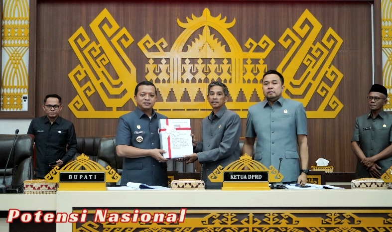 Bupati Pringsewu Sampaikan Ranperda Perubahan Perda No.16 Tahun 2016