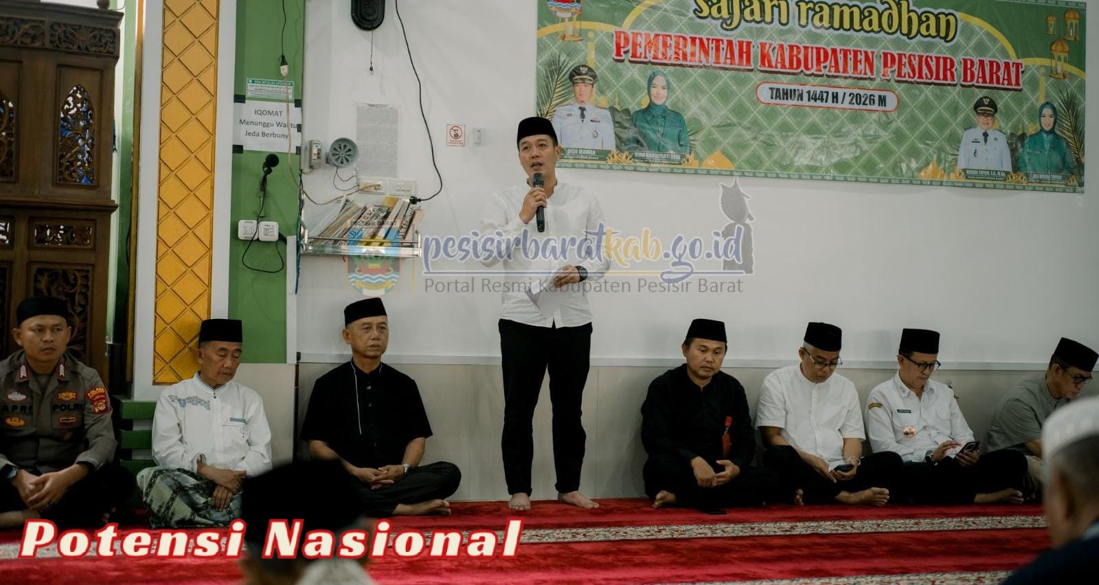 Bupati Dedi Irawan Safari Ramadhan di Rawas, Serahkan Bantuan untuk Masjid
