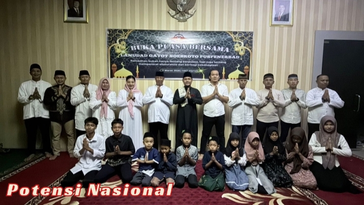 Lanudad Gatot Soebroto Puspenerbad Gelar Bagi Takjil dan Santunan Anak Yatim di Way Kanan