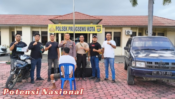 Polisi Tangkap Pelaku Utama Pencurian Mobil di Pringsewu