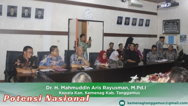 Kemenag Tanggamus Ikuti Rapat Pengumpulan Data Kinerja Bupati dan Wakil Bupati