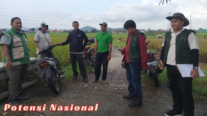 Kementerian Pertanian Turun Langsung, Verifikasi Lahan Sawah Rawan Kekeringan di Pringsewu