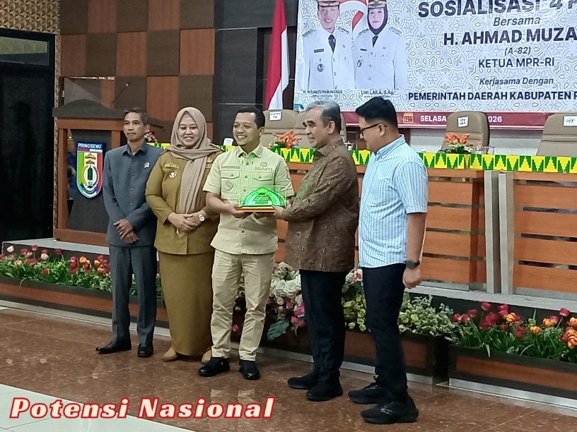 Kunjungi Kabupaten Pringsewu, Ketua MPR Sosialisasi Empat Pilar Kebangsaan