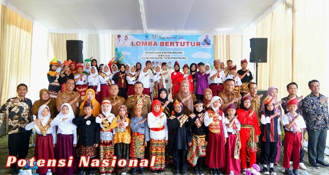 Pemkab Pringsewu Gelar Lomba Bertutur Tingkat SD Dan MI 