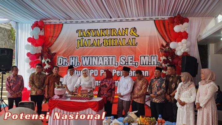 Tasyakuran dan Halal Bihalal Dr. Hj. Winarti Dihadiri Gubernur Lampung hingga Anggota DPR RI