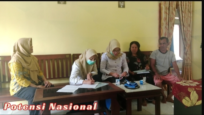 Jemput Bola, UPT Puskesmas Pagelaran Gelar Cek Kesehatan Gratis Door to Door di Pekon Panutan Dan Sekitar