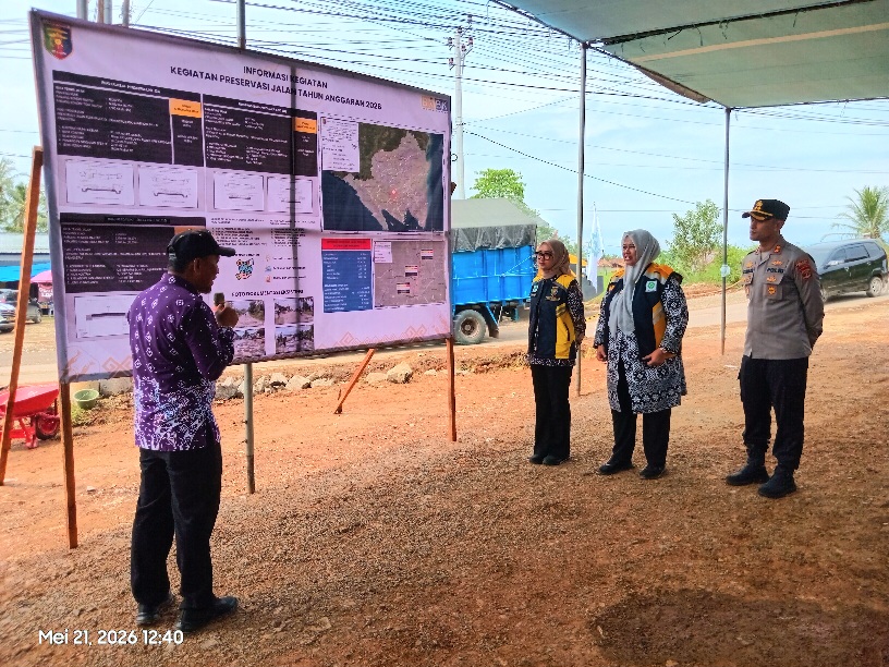 Perbaikan Ruas Jalan Provinsi, Pemkab Pringsewu Apresiasi Pemprov Lampung
