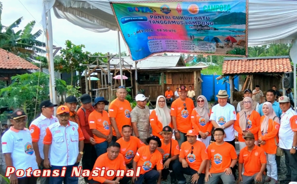ORARI DXpedition Team & PDXC Gelar CAMPOTA & BOTA Di Pantai Cukuhbatu Tanggamus