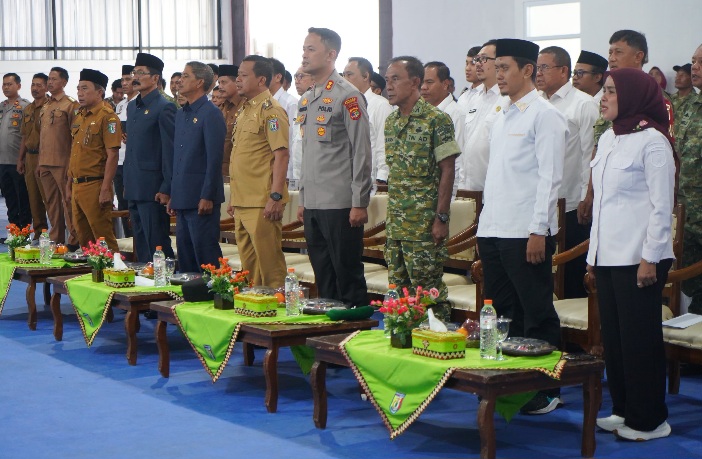 Bupati Pringsewu Ikuti Peresmian Operasionalisasi 1.061 KDKMP Oleh Presiden RI
